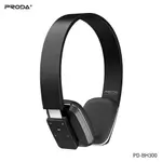 Proda PD-BH300 Wireless Headphones Adjustable Stainless Steel Headband - Black